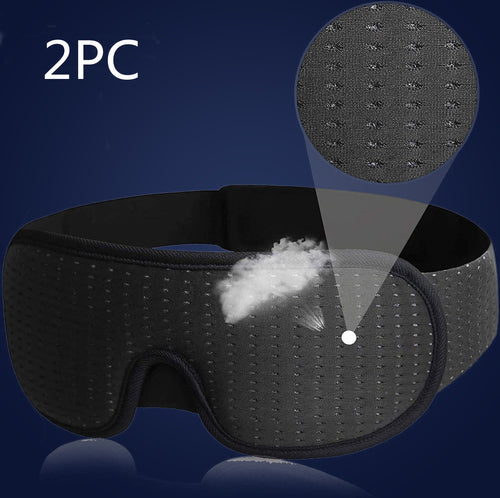 Zero Pressure 3D Sleep Mask, pack of 2